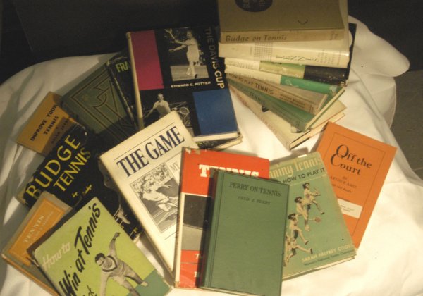 Collection of Tennis Books, 1930s to 1970s