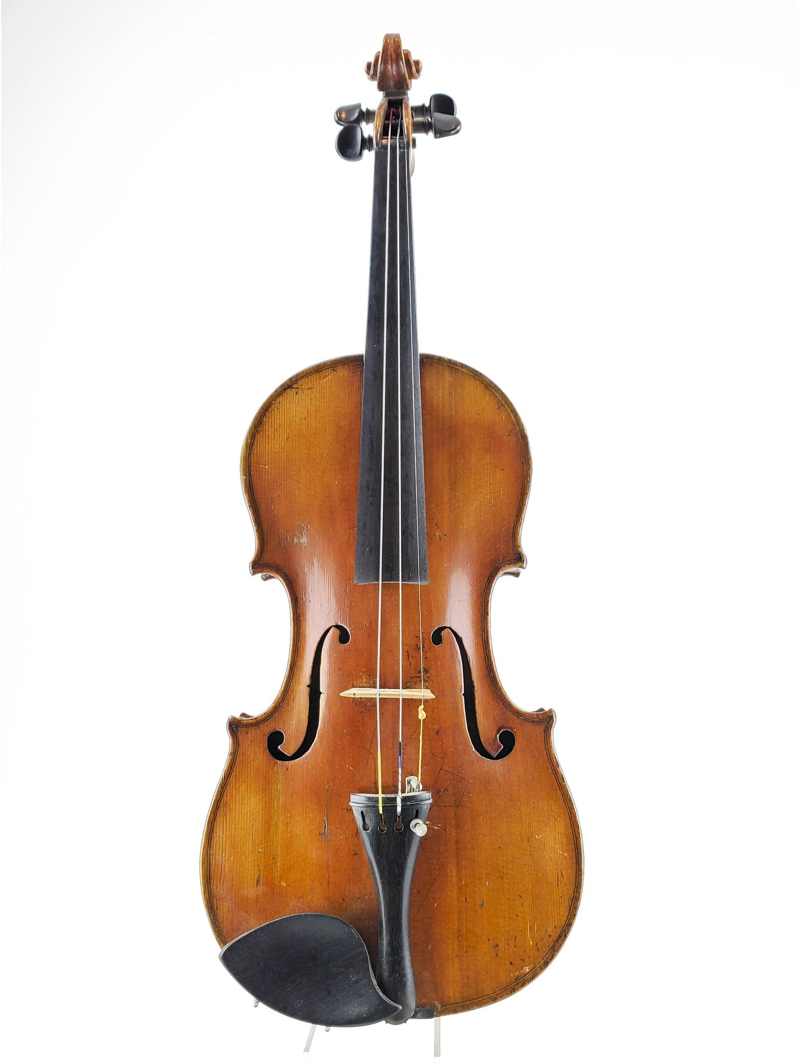 German Violin Marked Carl August Neumarker, 1842 (1 of 7)