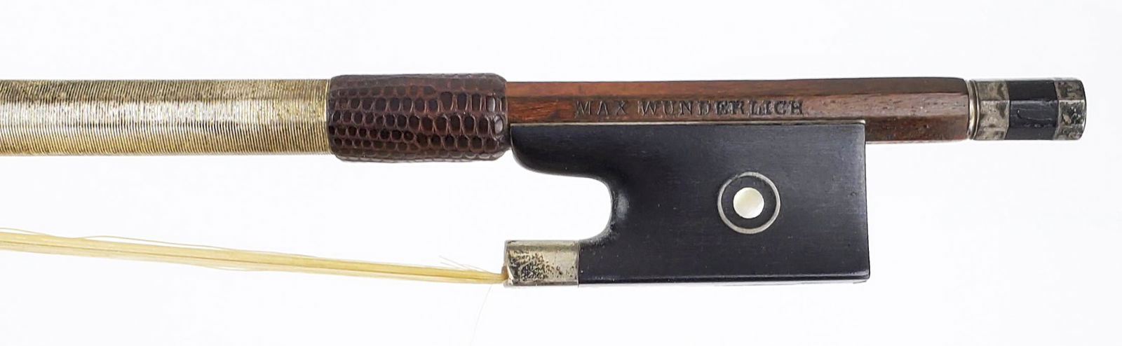 Max Wunderlich Silver-Mounted Violin Bow (1 of 2)