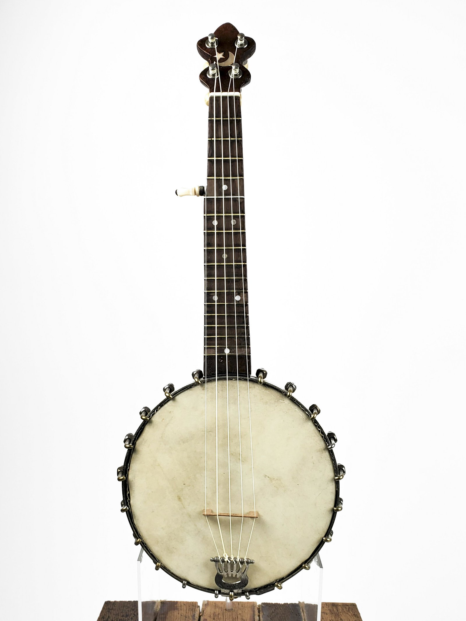 Piccolo Banjo: Piccolo Banjo Length: 56cm. The Meisel Collection. This instrument is being sold from The Meisel Collection assembled over a period of forty years by an accomplished attorney from Princeton, New Jerse