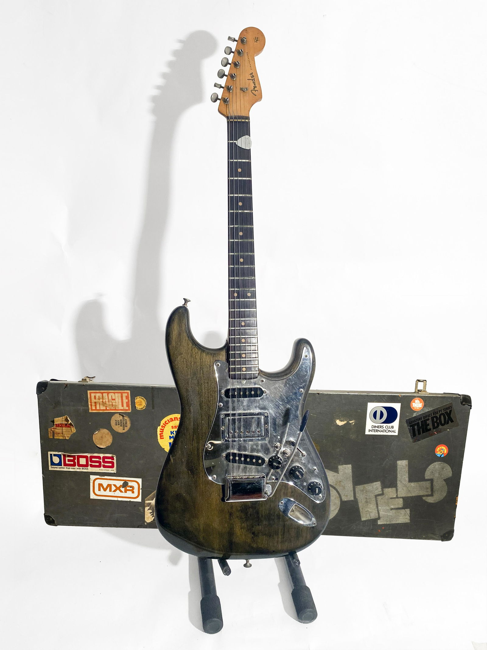 1962 Custom Fender Stratocaster Guitar With Case (1 of 11)