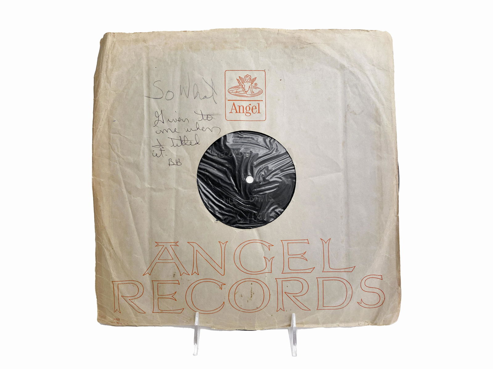 Miles Davis, Carnegie Hall Test Pressing, "So What" (1 of 3)