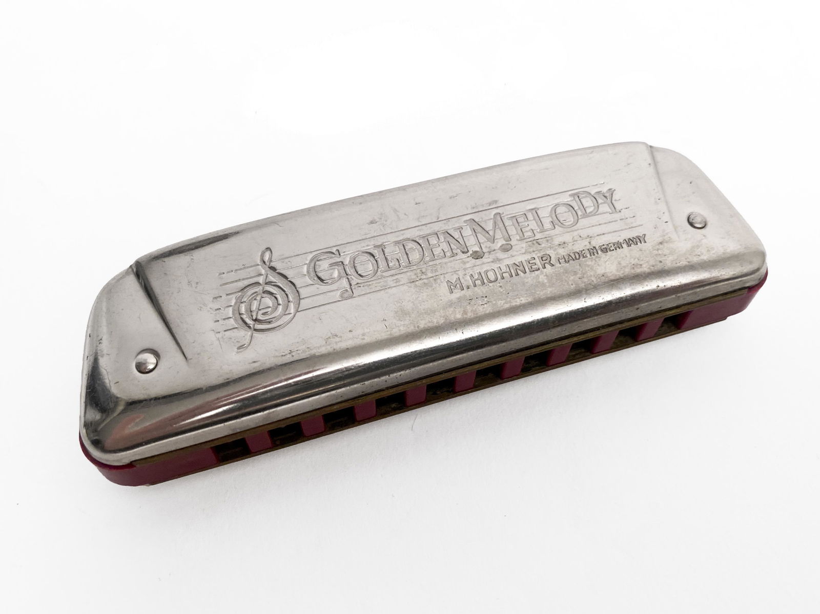 Paul Butterfield Hohner Golden Melody Harp (Harmonica) (1 of 3)