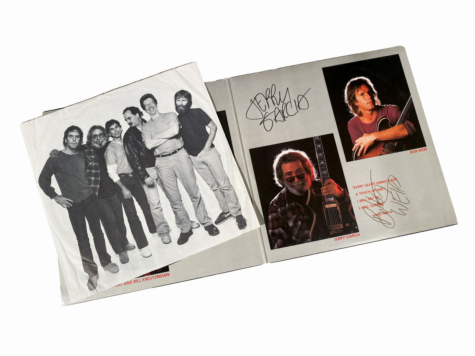 Grateful Dead Album, Garcia & Weir Signed (1 of 3)