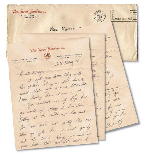 Mickey Mantle Love Letter to His Future Wife