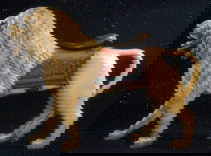 Carousel Lion, Charles Dare: Charles Dare. American County Fair Style. Charles Dare (starting in 1870) is considered by many to be the second earliest carousel carver, ranking only behind the Dentzel studio which began three