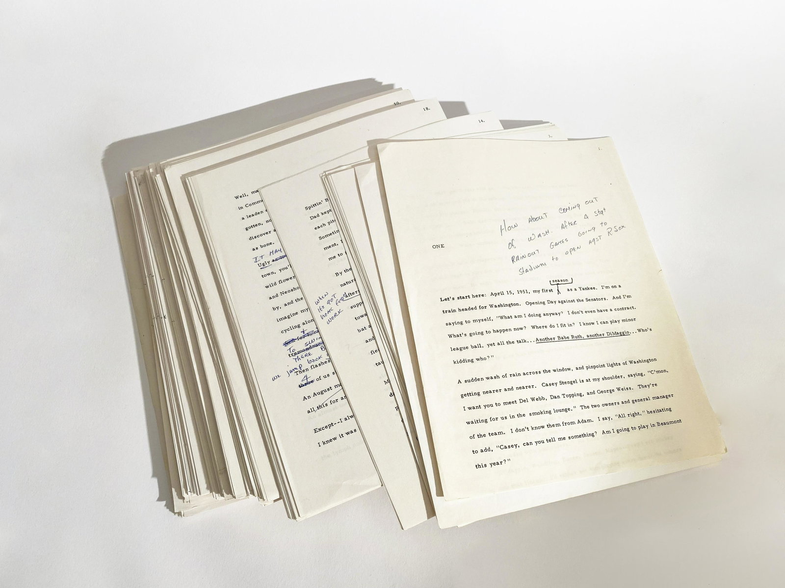 Mickey Mantle's Manuscript for "The Mick" Autobiography: The book The Mick (an autobiography published in 1985) is arguably the most popular book ever published about Mickey Mantle. The published book has 248 pages. Up for auction is the ORIGINAL app