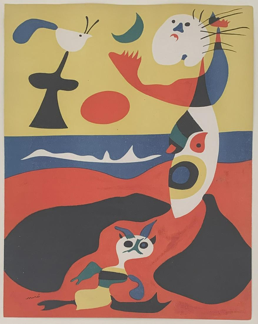 Joan Miro Lithograph “L’Ete” (1 of 3)