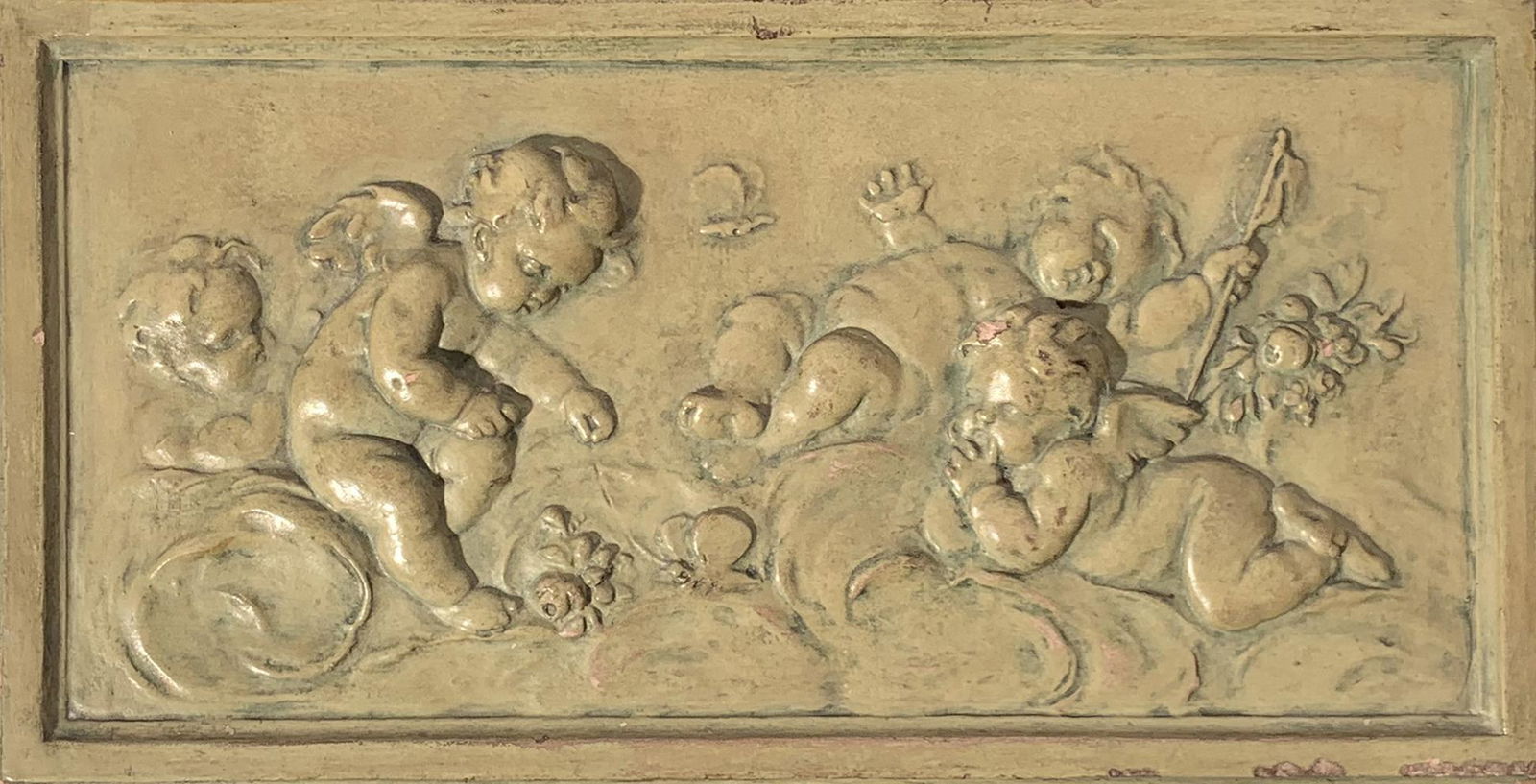 Ceramic Relief of Four Putti (1 of 2)