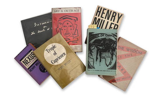 50+ Books from Henry Miller&#8217;s Personal Library, Gifted to Brenda Venus: 50+ Books from Henry Miller’s Personal Library, Gifted to Brenda Venus Most of the books in this collection were written by Henry Miller, with many inscribed and given to Brenda. Several of the book