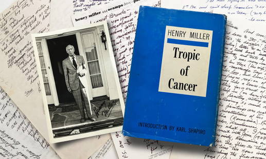 Henry Miller's 500 Remarkable Letters: Henry Miller's 500 Remarkable Letters A stunning collection consisting of over five hundred original handwritten letters on approximately nine hundred and fifty pages, written by Henry Miller, then in