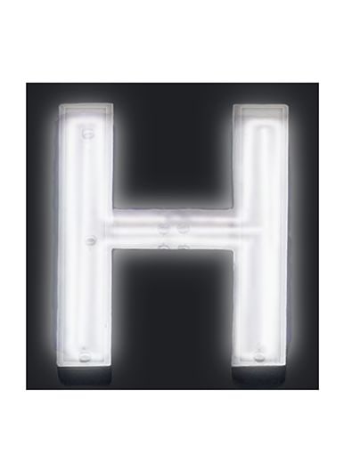 Hotel Chelsea Original Neon Sign, Letter "H" (1 of 6)