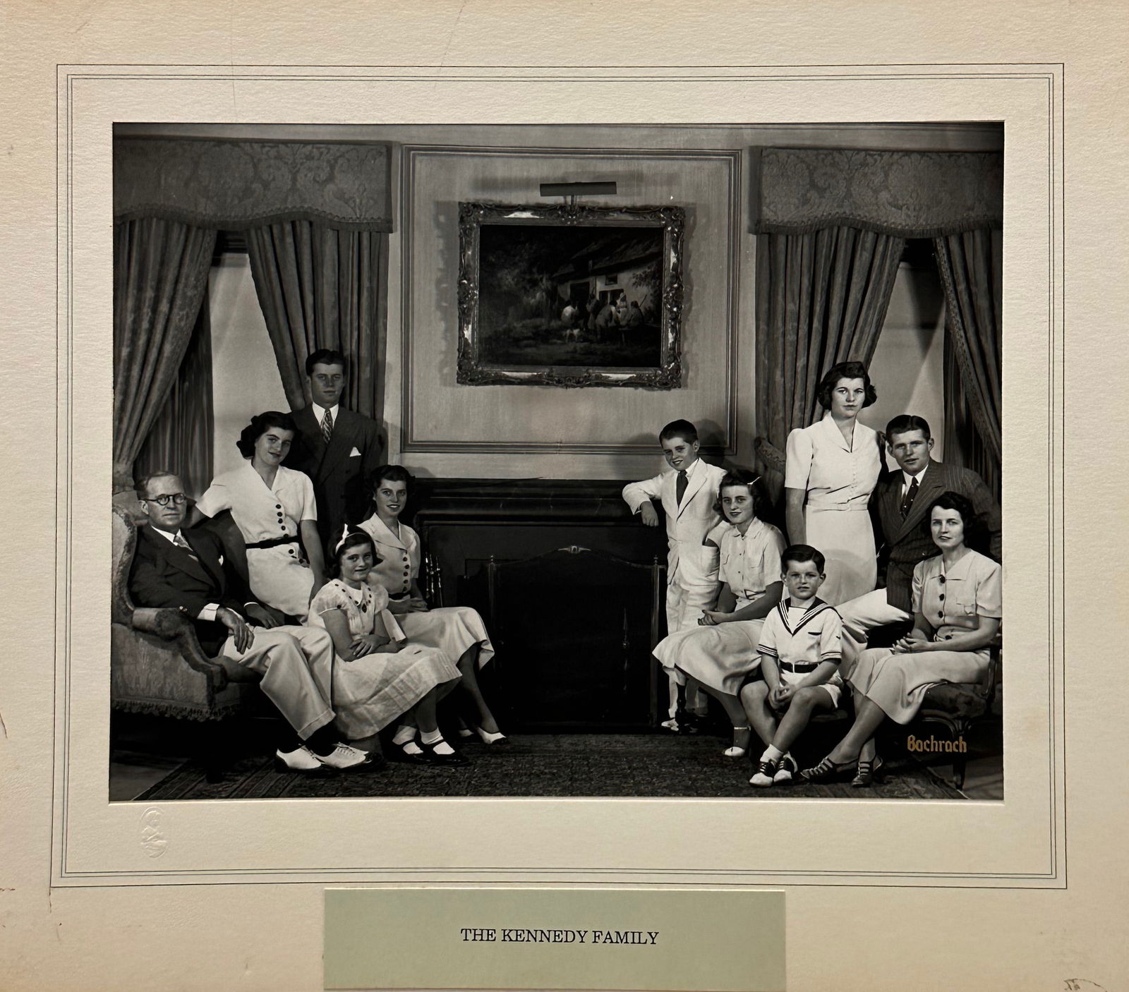 The Kennedy Family Portrait by Bachrach (1 of 1)