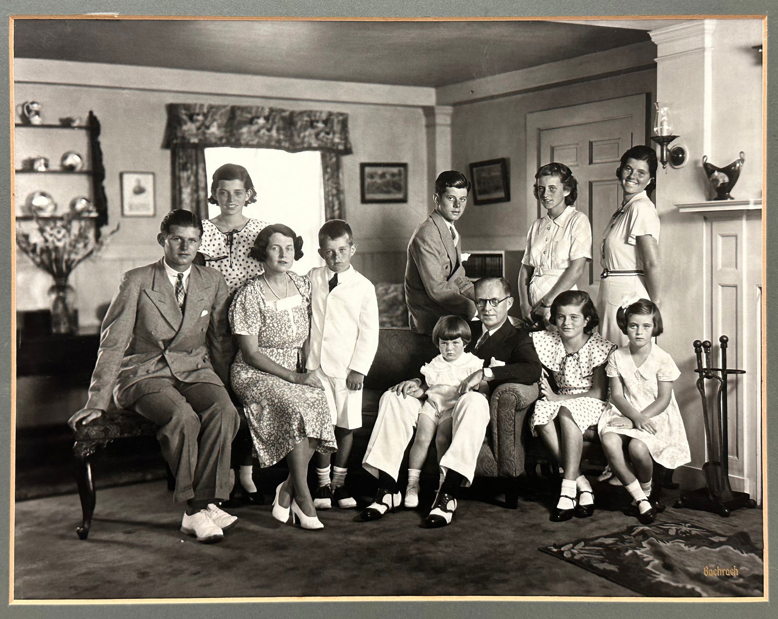 The Kennedy Family Portrait by Bachrach (1 of 1)
