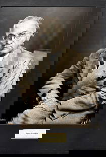 President Harry S, Truman, Bachrach Portrait: Black & White Vintage photographic print signed Fabian Bachrach, Gold Stamp "Bachrach", Matted, 13" x 10.25" The Bachrach Photographic Studio In the genre of Portrait Photography, no name rivals