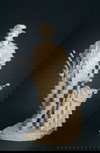 D C French Concord Minute Man, Plaster Maquette