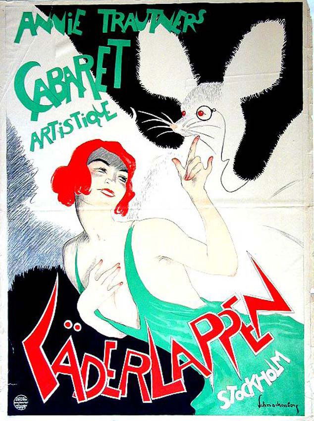 Läderlappen: Walter Schnackenberg, 1910. 48.2 x 36.3 in / 122.4 x 92.2 cm. Imp. Oscar Consée, Cond. B / LB