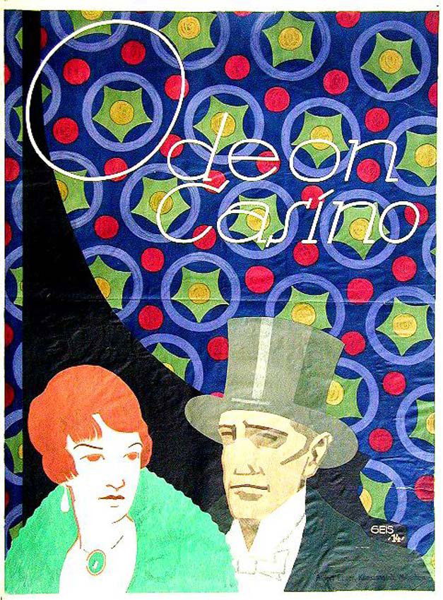 Odeon Casino: Josef Geis, 1914. 46.4 x 34.4 in / 117.8 x 87.5 cm. Imp. Albert Ebner, München. Cond. B+ / LB