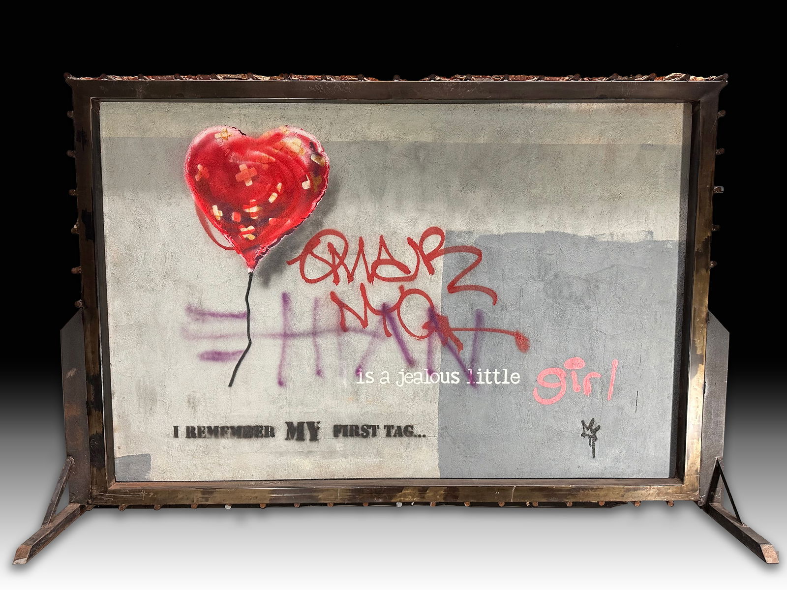 Banksy, Battle to Survive a Broken Heart