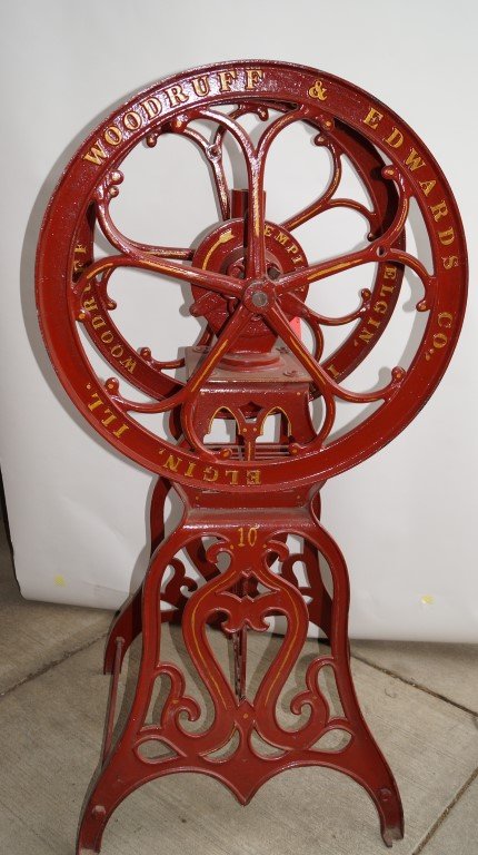Elgin National Cast Iron Coffee Grinder: #10. Standing variety.