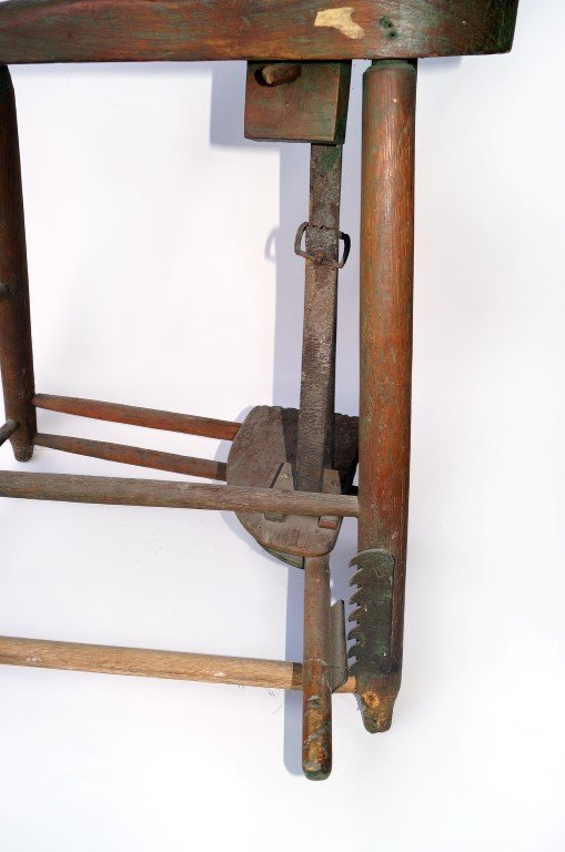 Wooden Saddle Makers Bench & Vise - 2