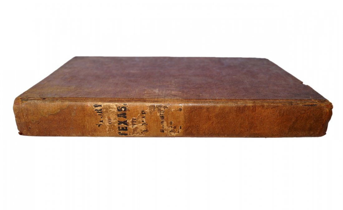 Edward. The History of Texas. 1836: The History of Texas or, The Emigrant's Farmer's and Politicians Guide to….by David B. Edward. Cincinnati. Stereotyped and published by J. A. James & Co. 1836 336 pgs First Edition, wanting the map.