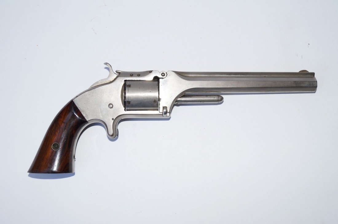 Smith & Wesson No. 2 Old Model Revolver: No. 2 Old Model Revolver. 32 rim fire. 6" octagonal barrel . Excellent condition