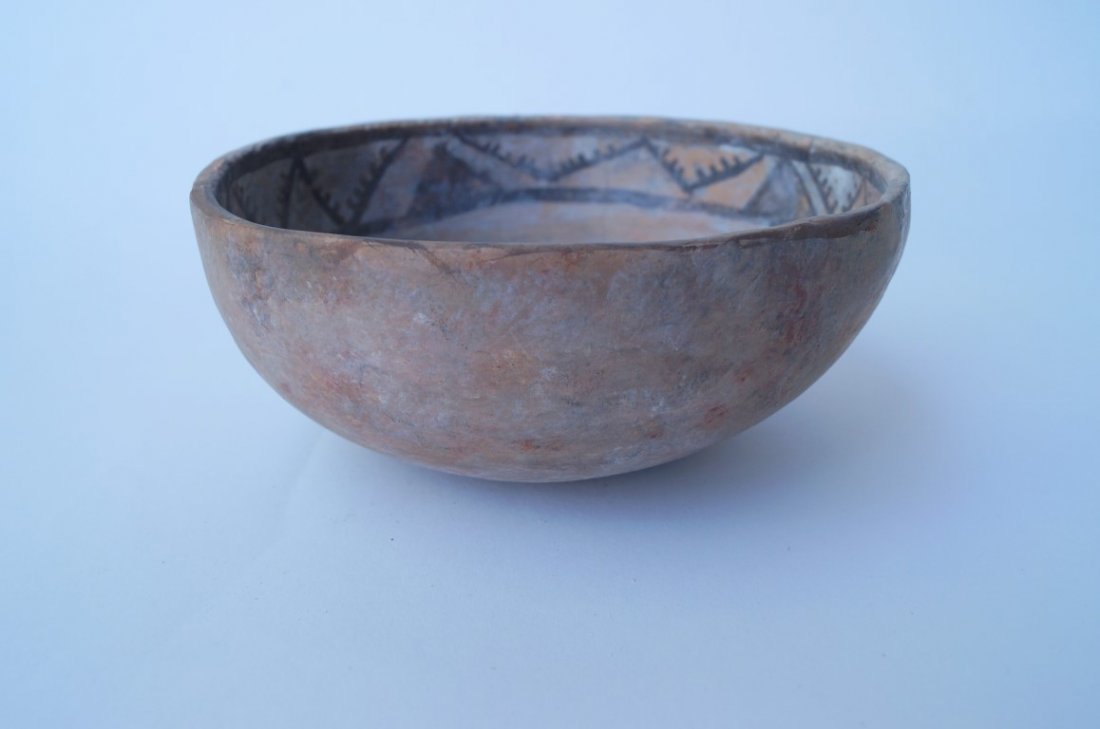 Black on White Bowl C. 1050-1125 A. D. - 5