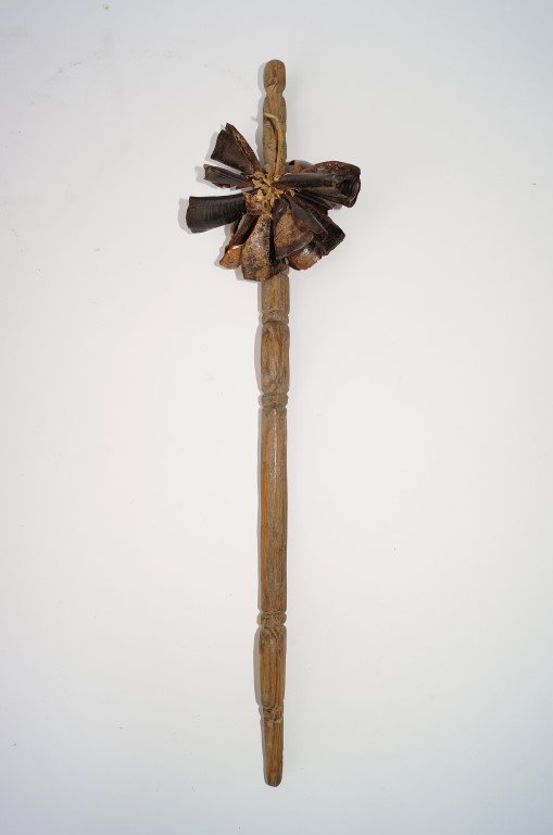 Sioux Dance Wand: Figural termination.