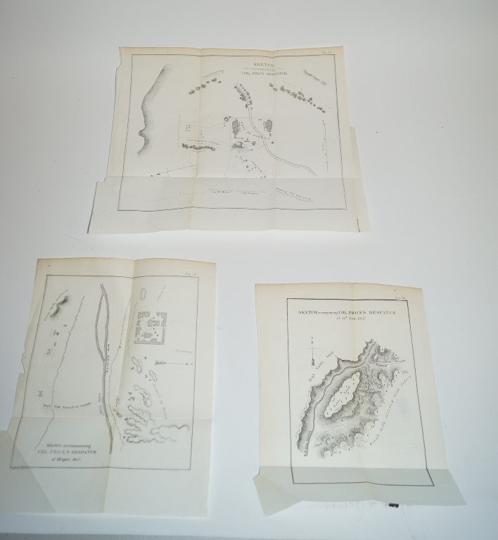 Col. Price Maps (3): Sketch accompanying Col. Price Despatch. U.S. 1848.