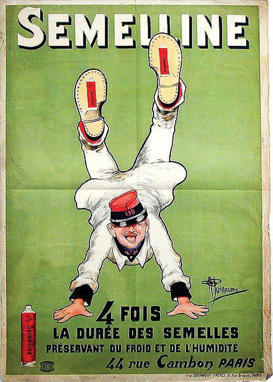 Semelline: Guillaume, Albert-André, 1900. 55.5 x 39 in / 141 x 99.2 cm. Imp. Courmont Cond. B / LB / Discolored, Wrinkled