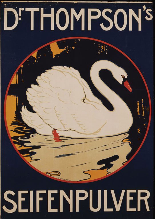 Dr. Thompson's Seifenpulver: Wennerberg, Brynolf, c. 1903. 38.3 x 26.5 in / 97.5 x 67.5 cm. Imp. Cond. B / LB /