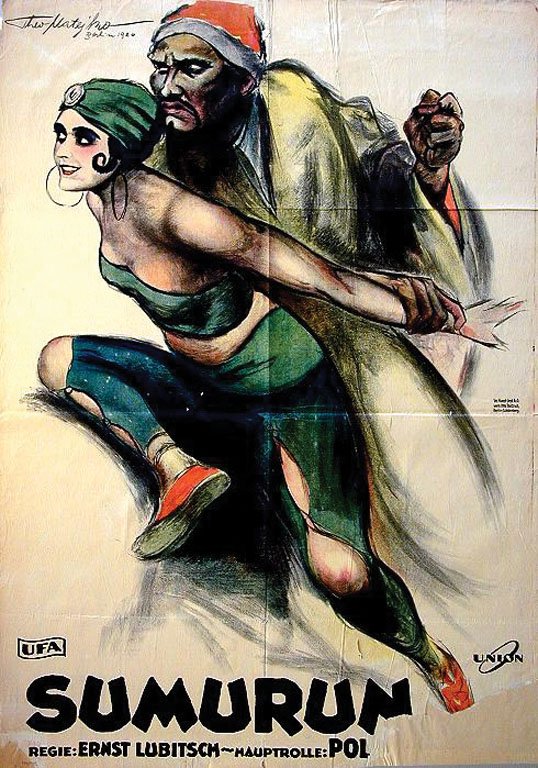 Sumurun: Matejko, Theo, 1920. 53 x 37.5 in. / 134.8 x 95.3 cm. Imp. Vereinigte Kunstinstitute Otto Troitzsch. Cond. C / P /