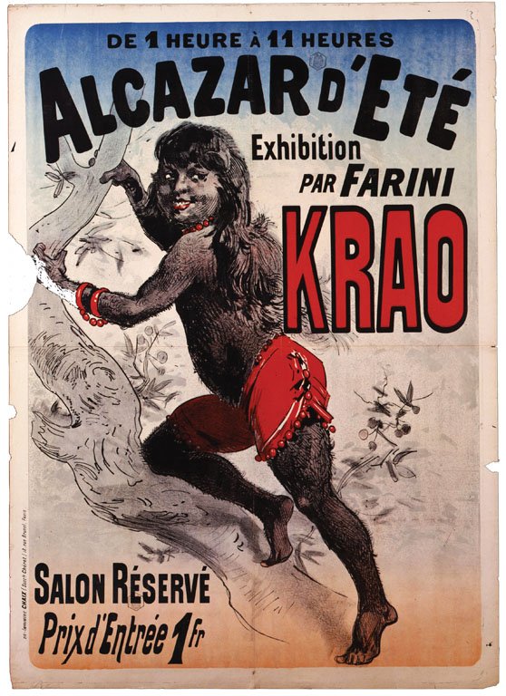 Alcazar d´Été / Farini Krao: Chéret, Jules, 1886. 49 x 34.6 in. / 124.6 x 88 cm. Imp. Chaix. Cond. B+ / P / Visible Tear
