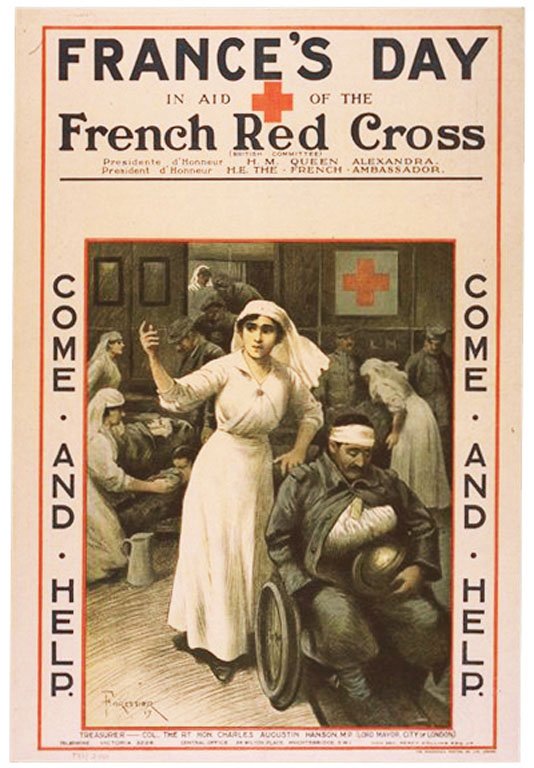 France's Day: Forestier, Henri Claude, 1917. 29.9 x 20 in. / 76 x 51 cm. Imp. Dangerfield Printing. Cond. A / P /