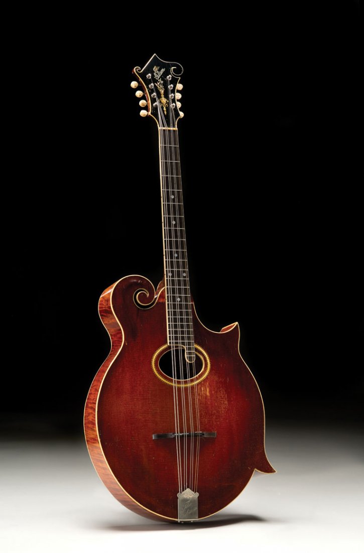 1914 Gibson K-4 Mandocello: NO RESERVE. The mandolin reigned supreme as the most popular stringed instrument in the United States at beginning of the 20th century through the early 1920s, closely