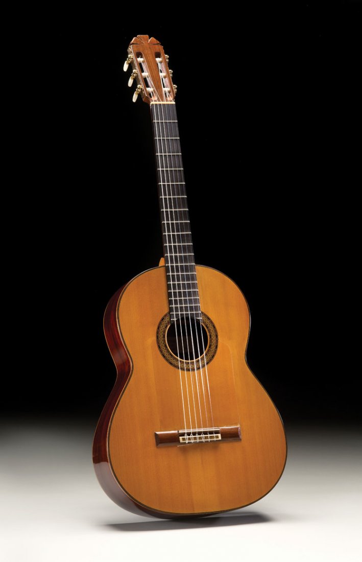 1962 Manuel Rodriguez Sr. Classical: NO RESERVE. Manuel Rodriguez Sr. made this classical guitar in 1962, only three years after his arrival in Los Angeles. He moved there with the assistance of guitarist