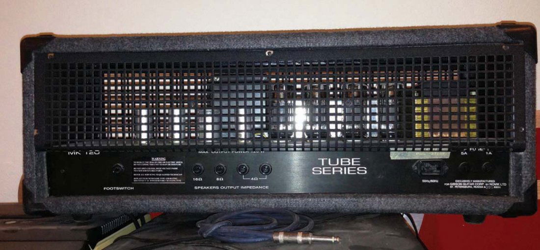 Gibson Tube Amplifier Lead MK120: Gibson Tube Amplifier Lead MK120. Head only.