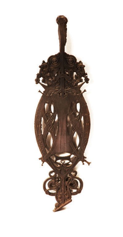 LOUIS SULLIVAN DECORATIVE PIECE, C. 1894: In 1894, Louis Sullivan, dubbed "the father of the modern skyscraper," designed the Guaranty Building (now called the Prudential Building) in Buffalo, New York. This recasted piece is an example of hi