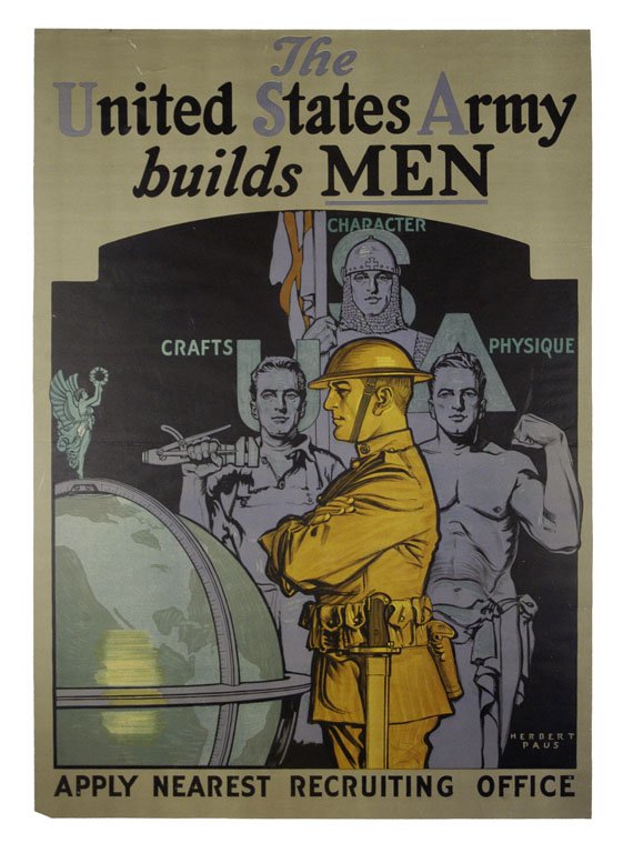 The United States Army Builds Men (1 of 1)