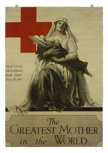 The Greatest Mother in the World: Alonzo Earl Foringer 38"x26" USA BT,LB,PC Col. McCrahon Poster Collection Condition Guide BT- Borders Trimmed C- Creased F- Faded Color