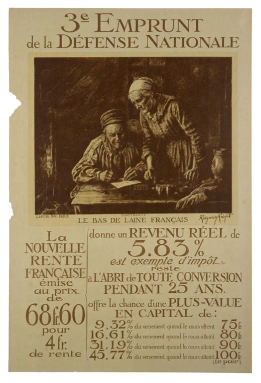 3e Emprunt de la Defense Nationale. Le bas de laine (1 of 1)