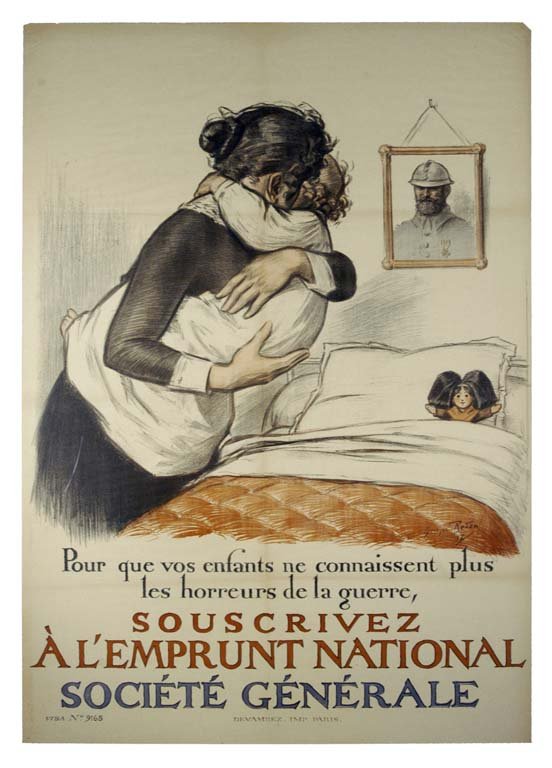 Societe Generale: Georges Redon 45"x31" France OF, ST-T Col. McCrahon Poster Collection Condition Guide BT- Borders Trimmed C- Creased F- Faded Color OF- Or