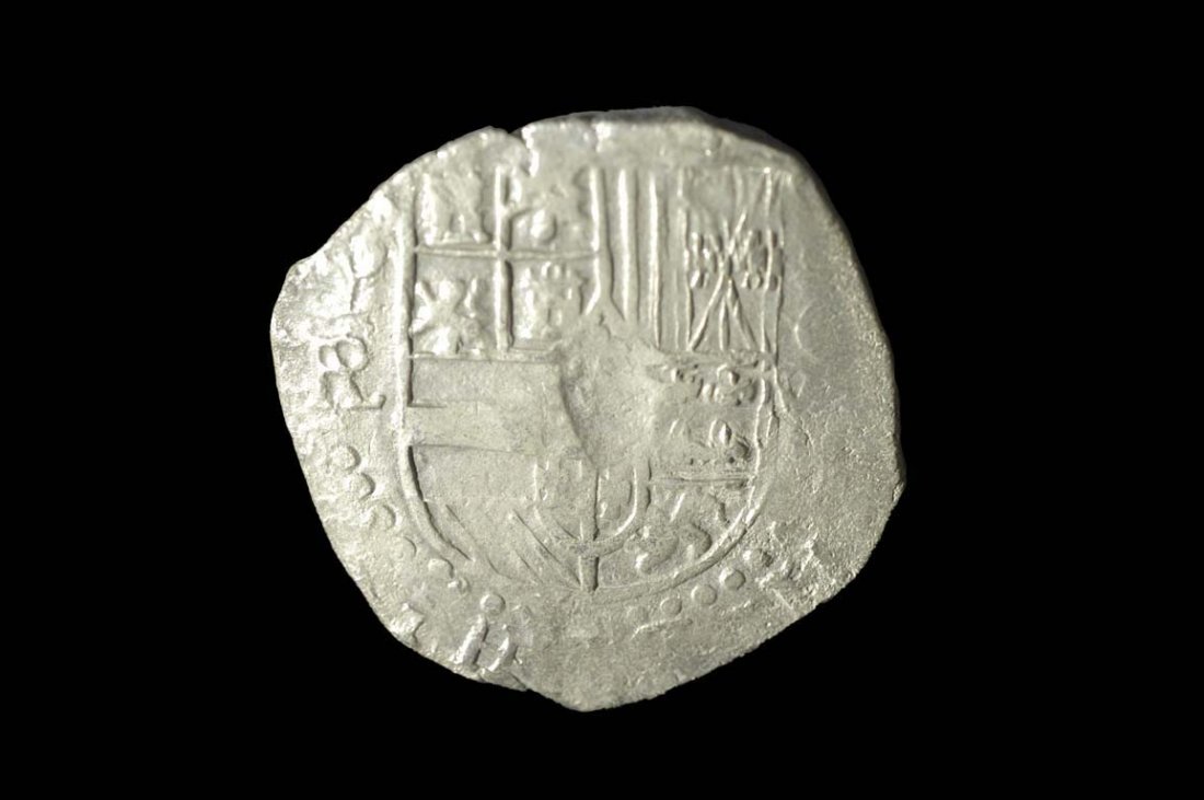 Silver Coin: Coin #20368 Shipwreck: Atocha 1622 Mint: Potosi. Grade: 1 Denomination: 8 reales Assayer: RAL The silver coins of this era were popularly known as "pieces of eight" (reale de ocho) in the Spanish colo