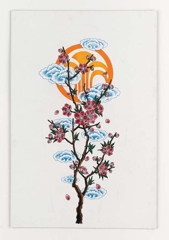 Dave Waugh: Mixed media on board. 28X14. Dave Waugh Dave Waugh has been a leading tattoo artist for over 20 years, spending much of his career at Jinx Proof in Washington, D.C. In addition to tattooing, Dave is a