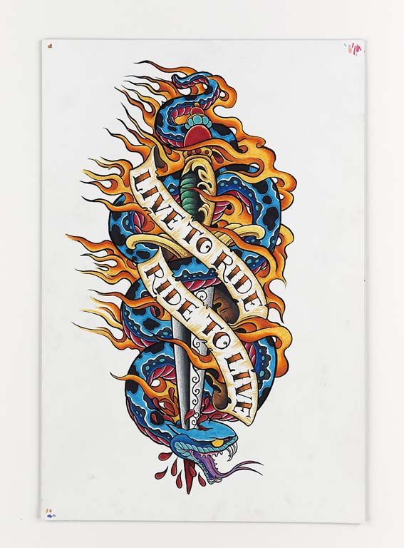 Black Heart Tattoo (1 of 1)