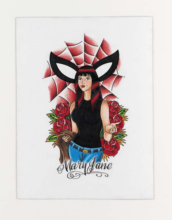 Dave Waugh: Mixed media on board. 16X10. Dave Waugh Dave Waugh has been a leading tattoo artist for over 20 years, spending much of his career at Jinx Proof in Washington, D.C. In addition to tattooing, Dave is a