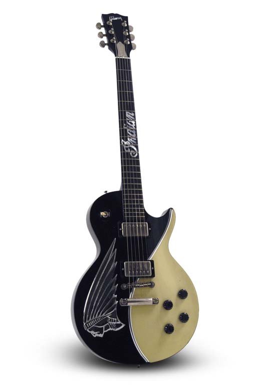 Gibson Les Paul "Indian" Guitar in Cream/Black (1 of 6)