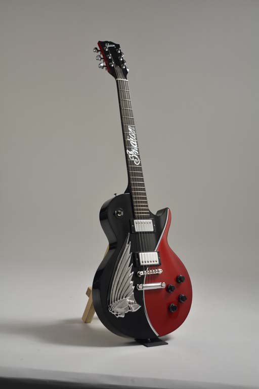 2002 Gibson Les Paul "Indian" Guitar in Red/Black (1 of 10)