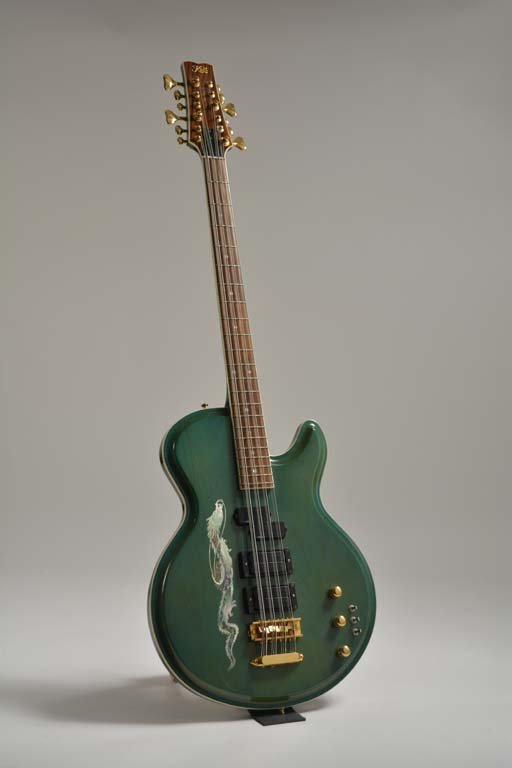 Kids Green Dragon 12-String Bass owned by Nikki Sixx (1 of 9)